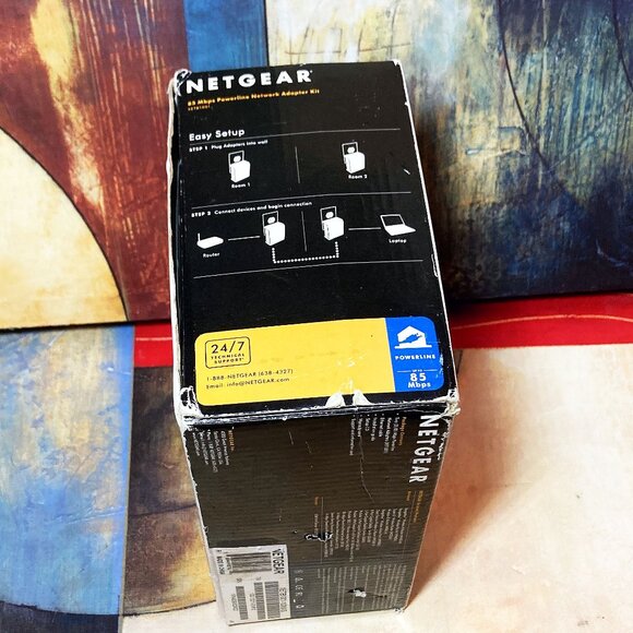 NETGEAR 85MBPS POWERLINE NETWORK ADAPTER KIT - XETB1001 - Picture 3 of 8